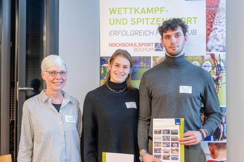 Gruppenbild Sportlerehrung Leichtathlezik