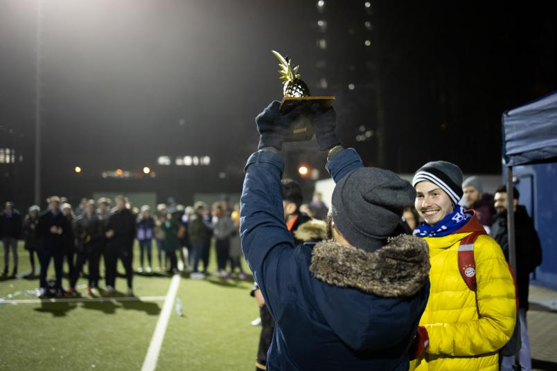 Fußballszene: Siegerehrung