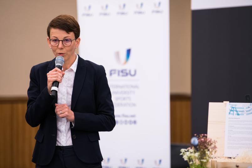 Ines Lenze ist die Beauftragte der Landeskonferenz NRW für den Hochschulsport und Leiterin des Hochschulsports Bochum.