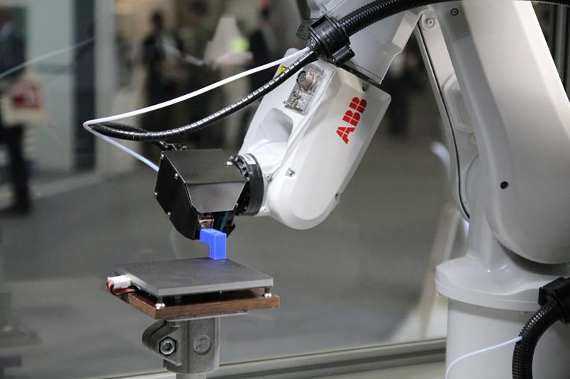 Industrieroboter für 3D-Modellierung.