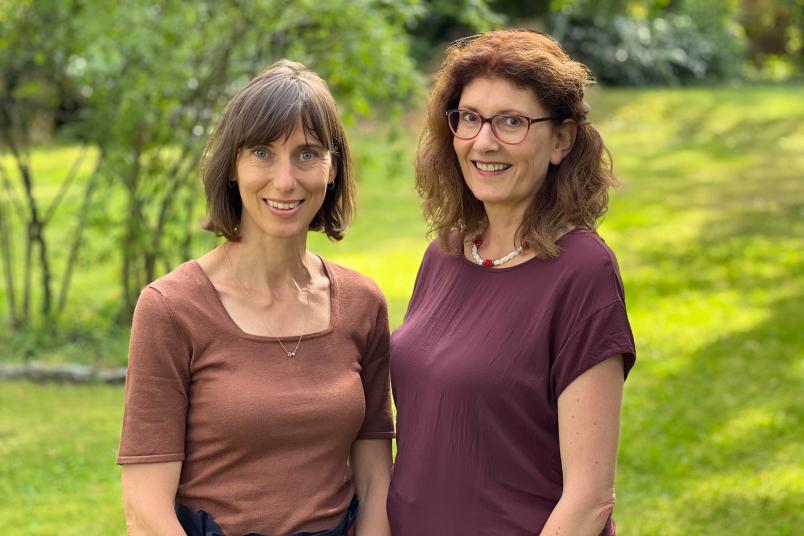 Lenka Scholze und Tanja Anstatt (rechts)