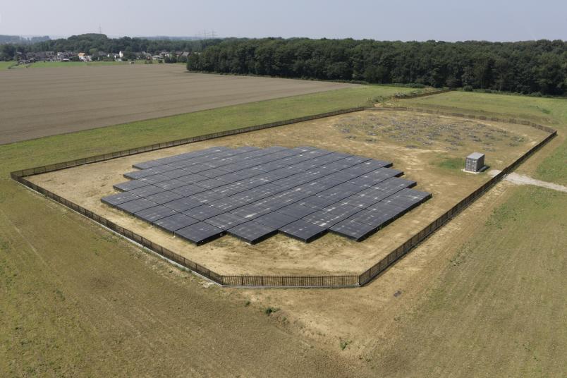 Blick auf die Jülicher LOFAR-Station