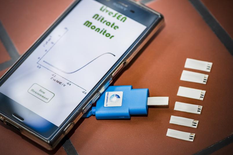 Smartphone mit Sensoren