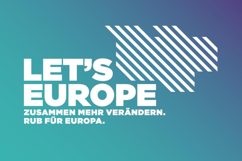 Plakat für Lets Europe