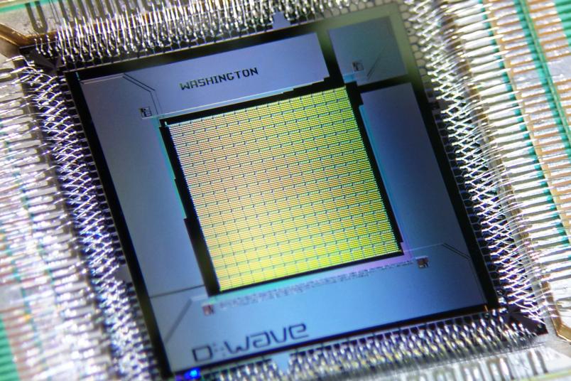 Detailaufnahme eines Computerchips