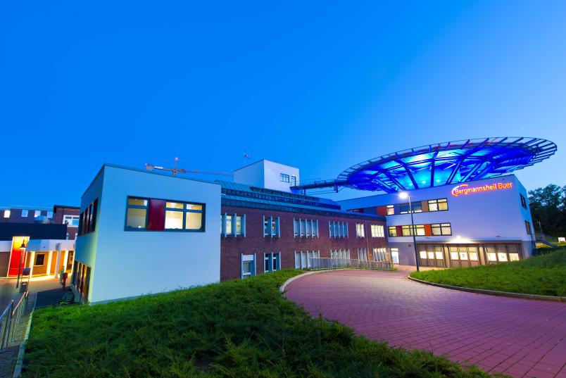 Eines der elf neuen Lehrkrankenhäuser der RUB ist das zu den Knappschaft Kliniken gehörende Bergmannsheil und Kinderklinik Buer in Gelsenkirchen.
