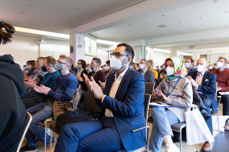 Knapp 300 Gäste aus Schule und Universität kamen zum Teachers' Day ins RUB-Veranstaltungszentrum.