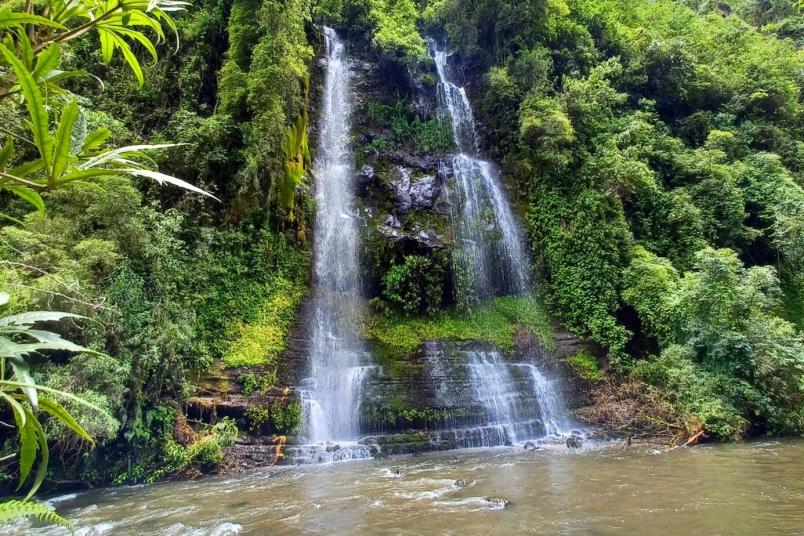 International: Wasserfall in Ecuador