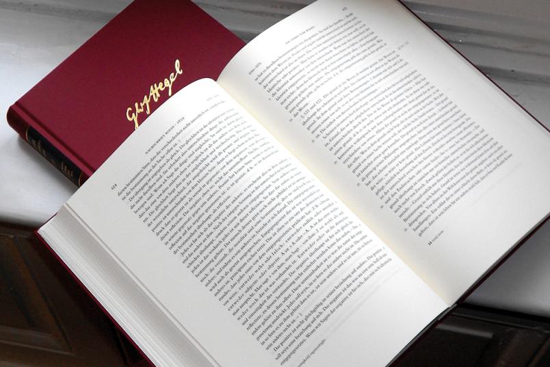 Hegel-Edition - einer von insgesamt 37 Bänden