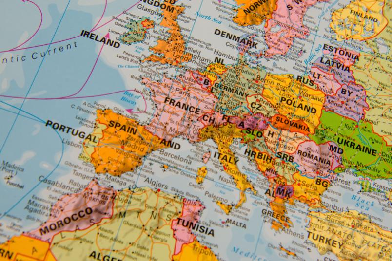 Karte von Europa