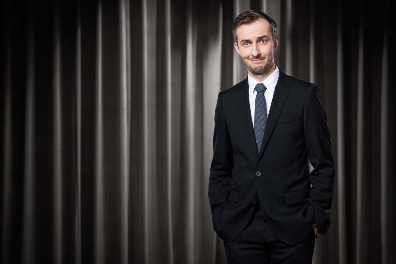 Der Moderator Jan Böhmermann