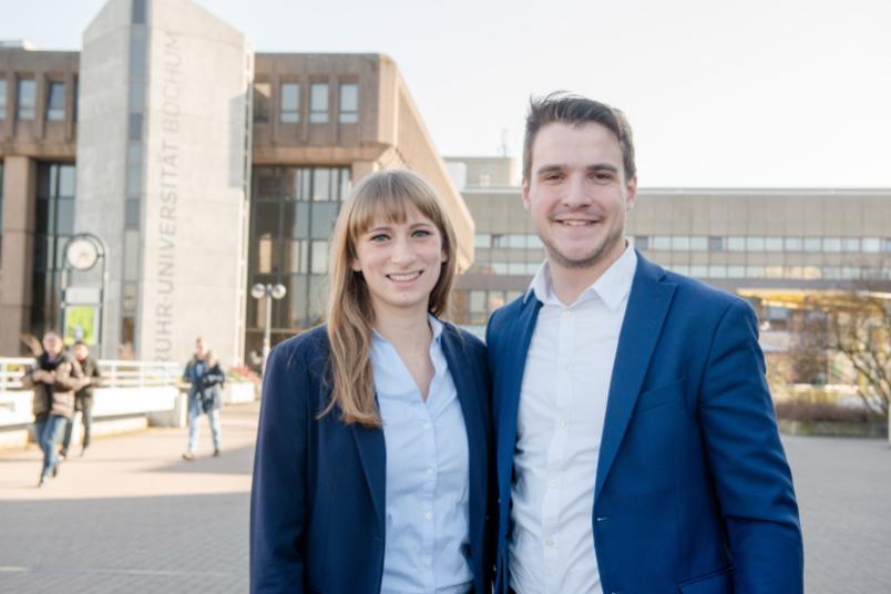 Nele Borgert und Linus Stieldorf
