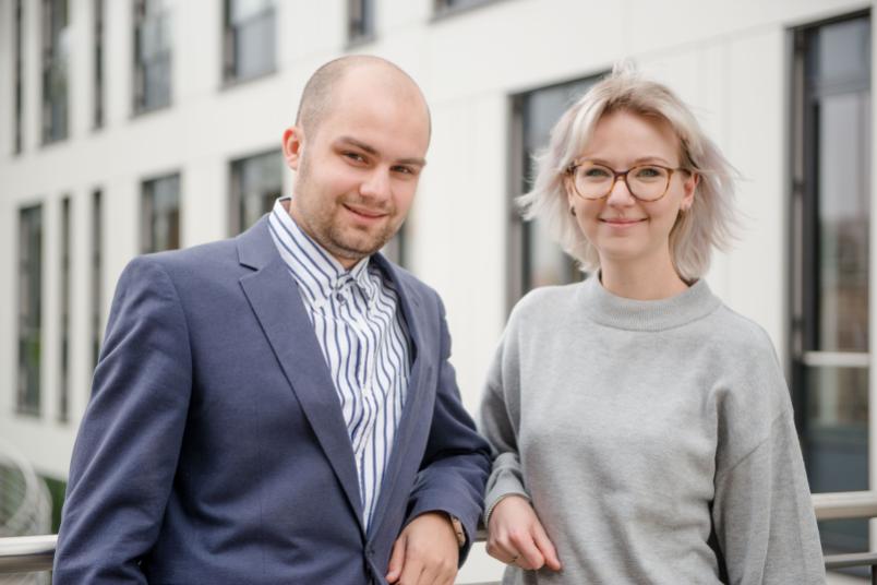 Tom Maus und Gala Dädlow.