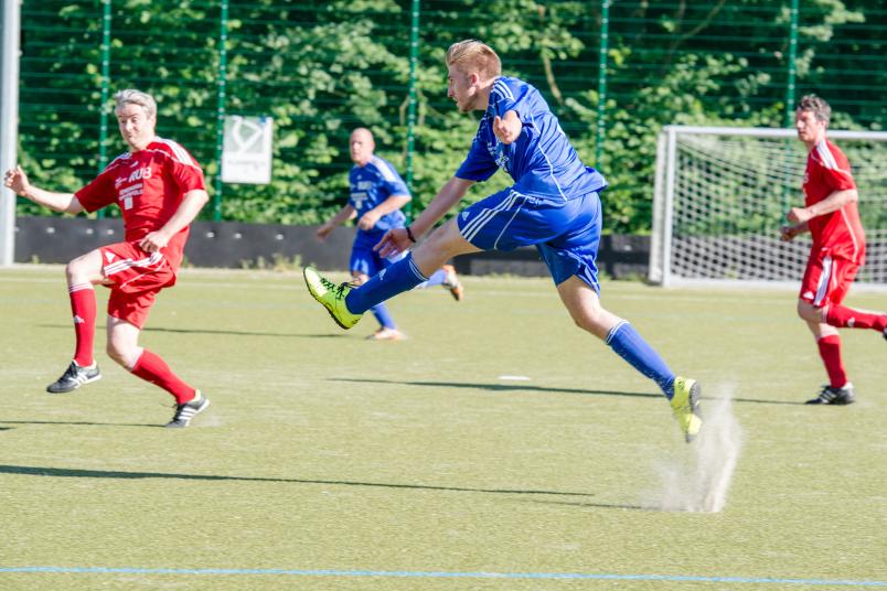 Szene aus einem Fußballspiel