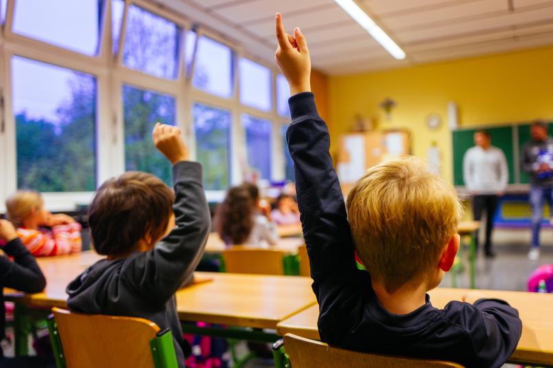 Schüler in einer Klasse