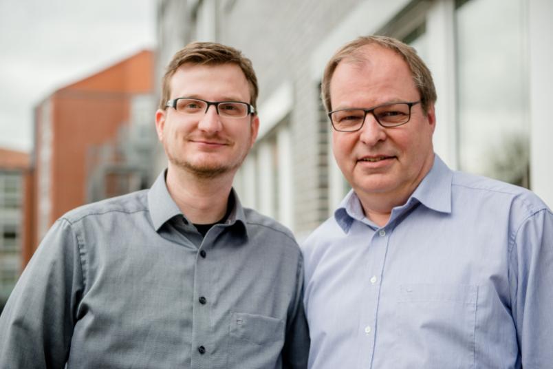 
	Andreas Rienow (links) und Carsten Jürgens sind aus Bochum am Projekt beteiligt.
