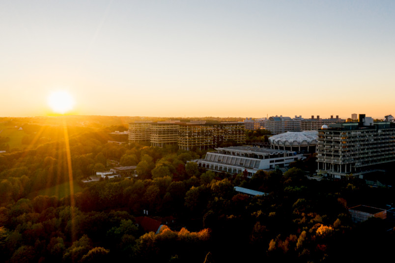 Luftbild der Ruhr-Universität Bochum