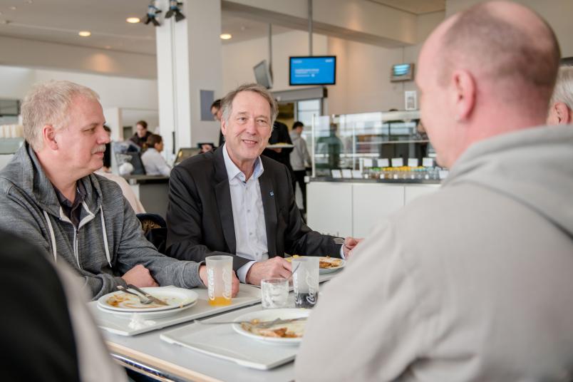 Talk im Mensabistro – mit dem Rektor am Tisch