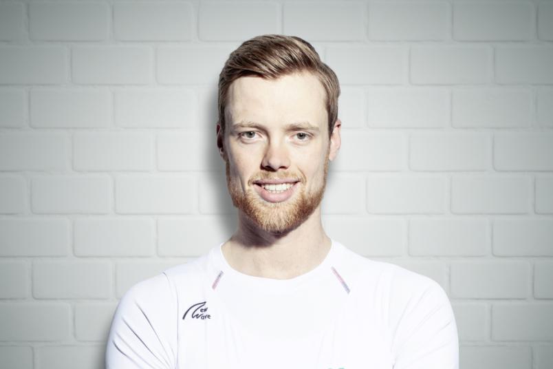 Porträt von einem Sportler