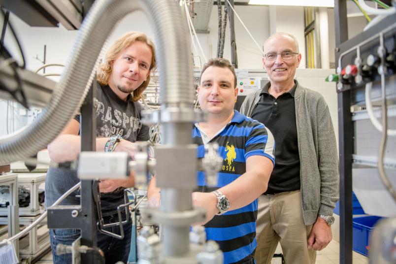 Tobias Thomanek, Enrique Mendez Vega und Wolfram Sander