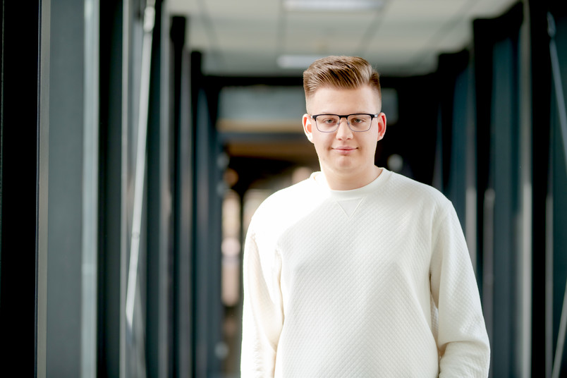 <div>
	Sebastian Heidrich studiert im ersten Semester Maschinenbau an der RUB.</div>