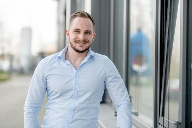 Georgios Gaganelis arbeitet am Lehrstuhl für Massivbau