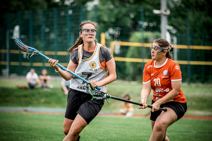 Lacrosse: Spielszene des Damenwettbewerbs