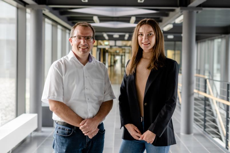 Christian Ahlfeld und Nora Pöpping