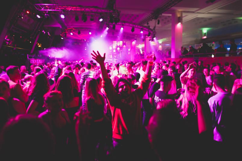 Semesterparty in der Mensa