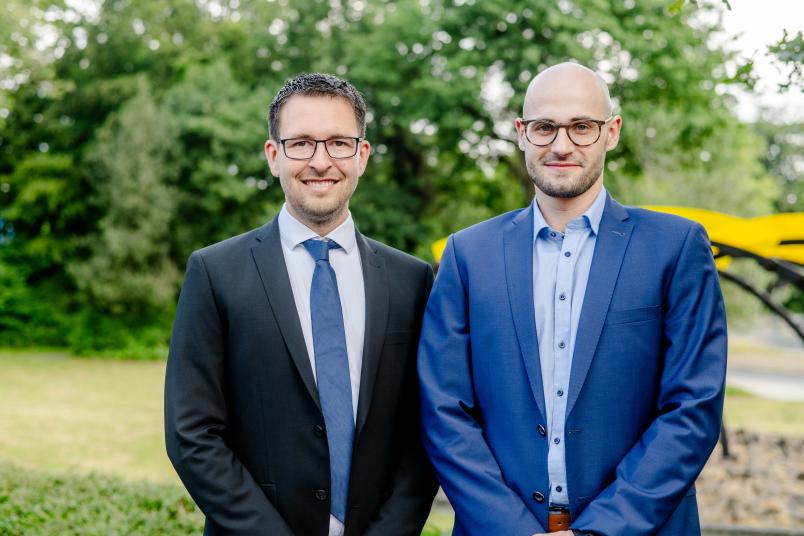 Philip Schmitt und Simon Fahle