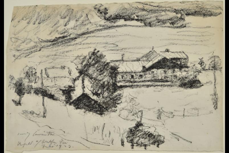 Kunstwerk, Zeichnung von Lovis Corinth