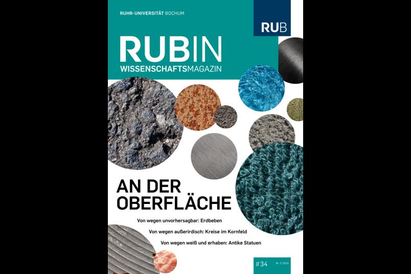 Cover des Wissenschaftsmagazins Rubin, Ausgabe 2/2024
