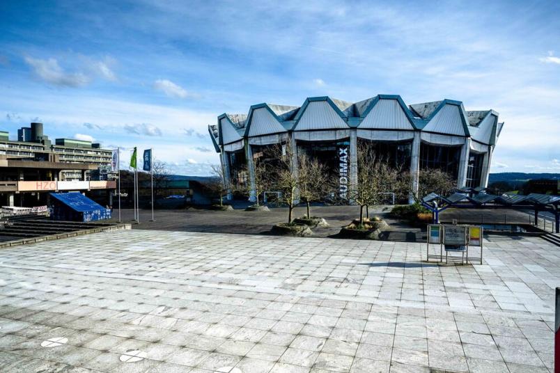 Campus der Ruhr-Universität mit Audimax