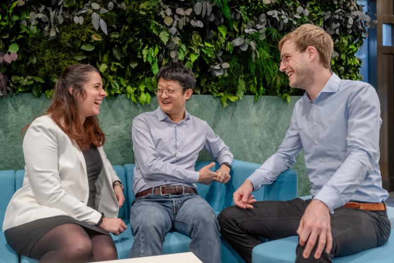 Die drei Gründer vom Startup HoLa-