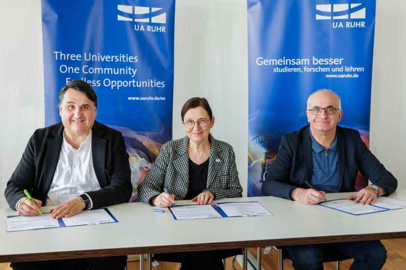 Unterzeichnung der Kooperationsvereinabrung der Universitätsallianz Ruhr mit lateinamerikanischen Hochschulen