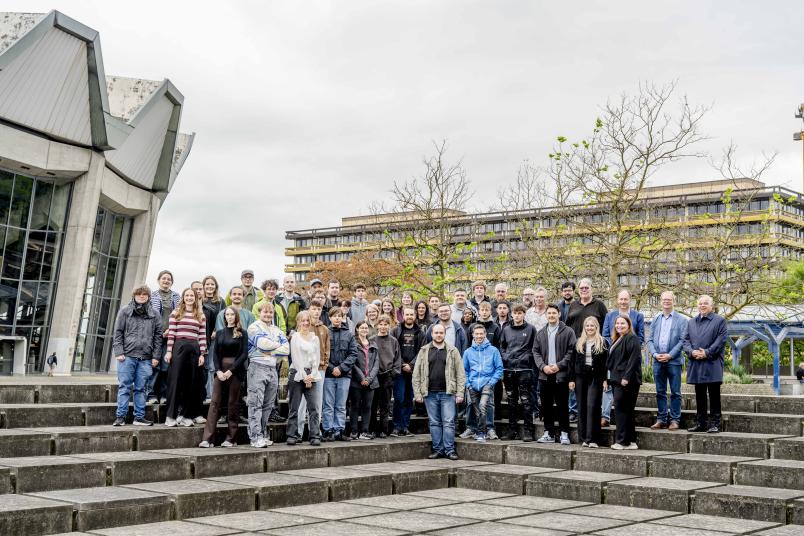 Gruppenbild der Auszubildenden 2026 an der Ruhr-Universität Bochum