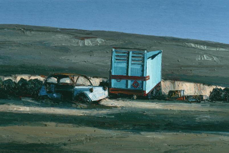Ein Bild der neuen Ausstellung im Museum unter Tage: Werk von Ralph Fleck