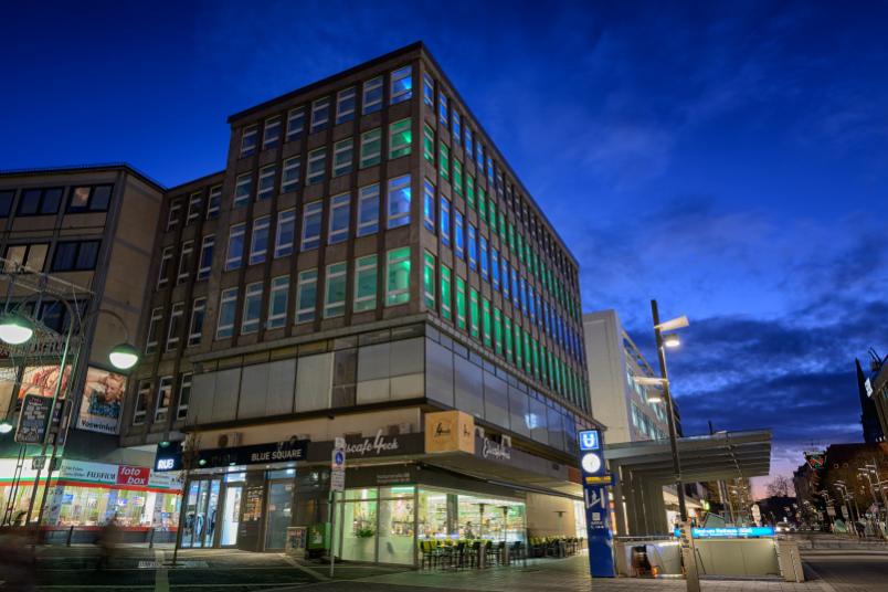 Das Blue Square in der Bochumer Innenstadt