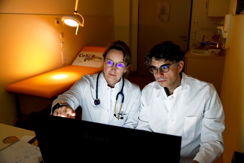 Prof. Dr. Corinna Grasemann und Dr. Martin Munteanu
