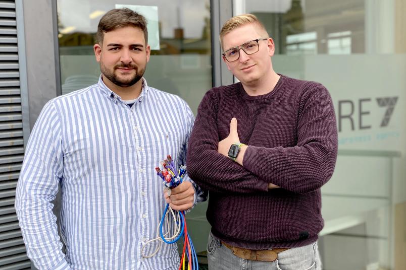 Matteo Große-Kampmann (links) und Chris Wojzechowski (rechts)
