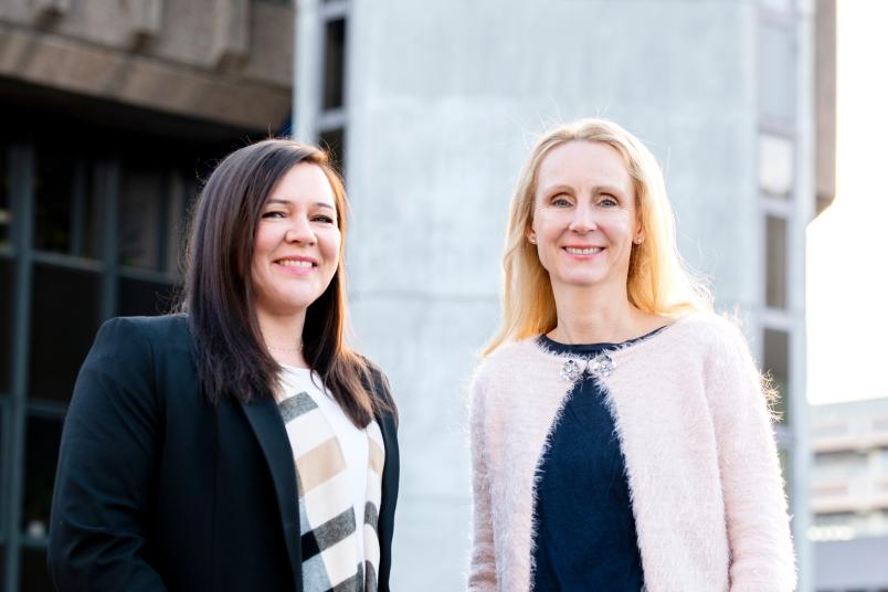 Porträt Wanda Gerding und Nadine Müller