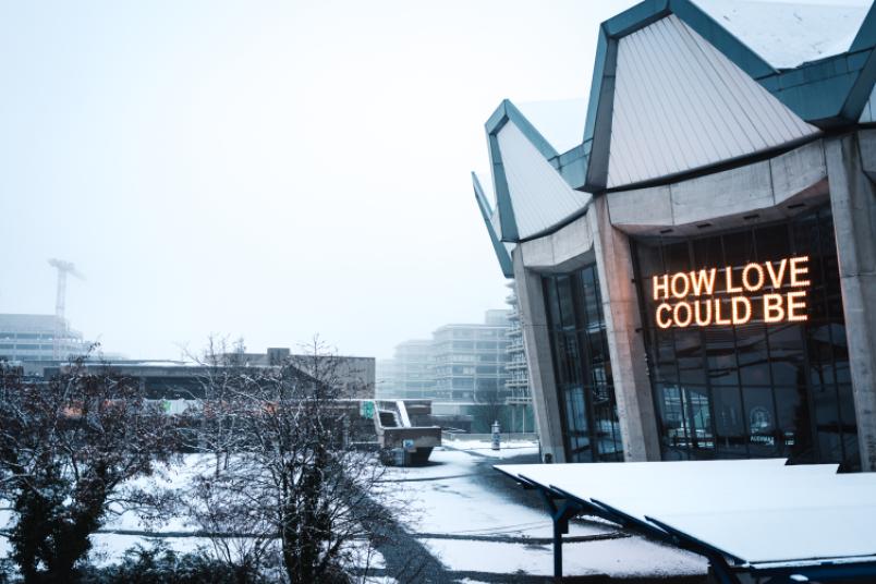 Audimax im Schnee