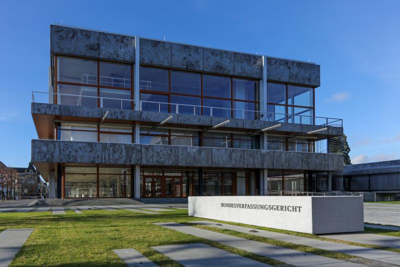 Gebäude des Bundesverfassungsgerichts in Karlsruhe