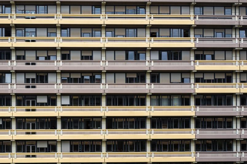 Fassade einers Unigebäudes