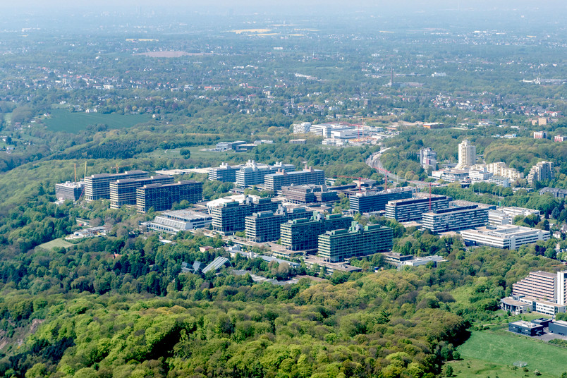 Luftbild vom Campus